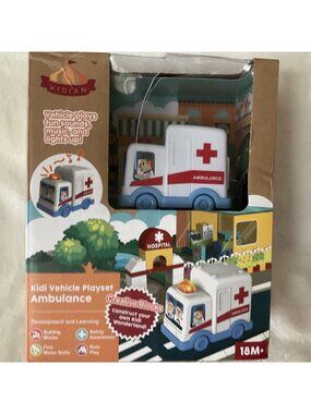 Kids Kidi Ambulance Set Childs Pretend Toys Toddler Play Time Educational Play